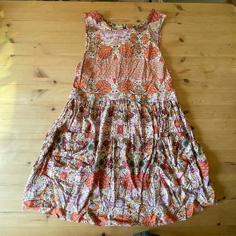 🦚 Smocked A-Line Printed Dress 🦚